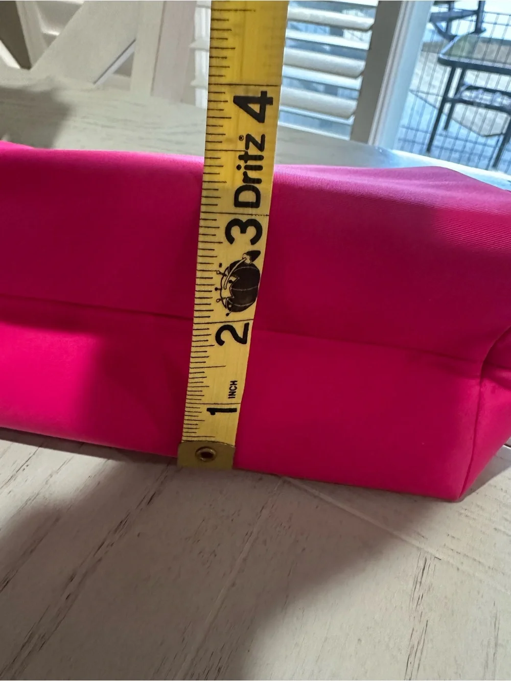 kate spade Hot Pink and Black Cosmetic Pouch